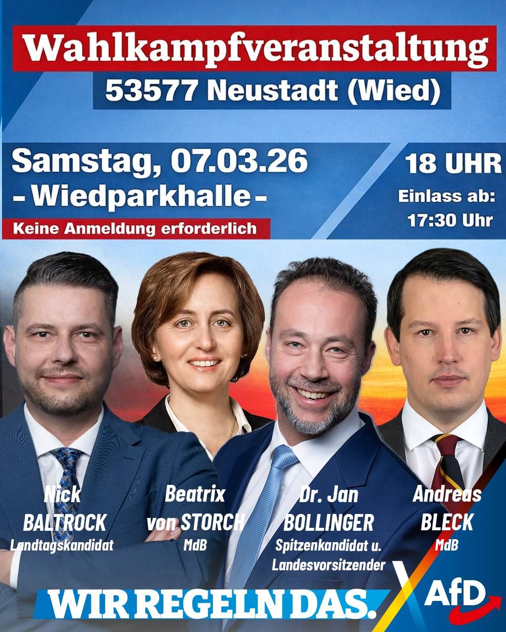 7.3.2026 Wahlkampfveranstaltung