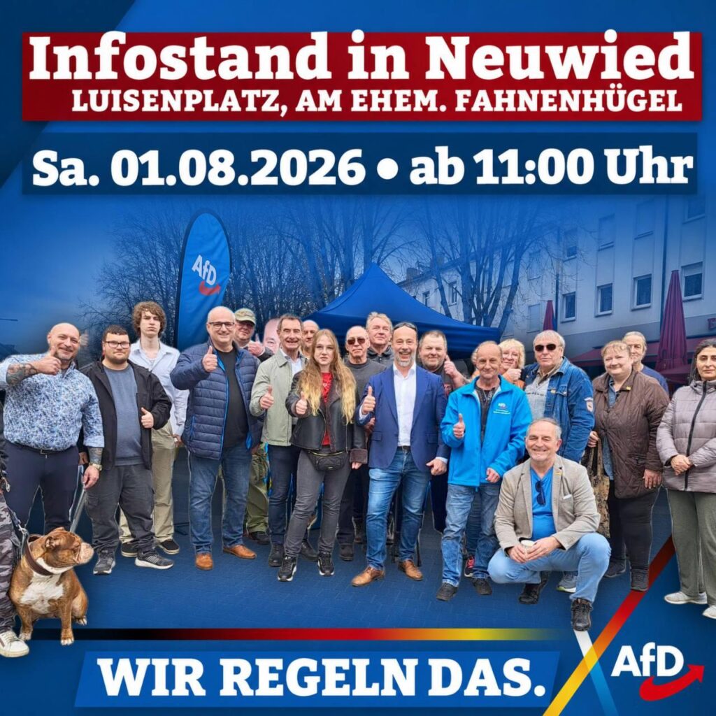 Infostand in Neuwied