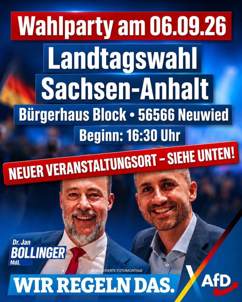 Wahlparty am 6.9.