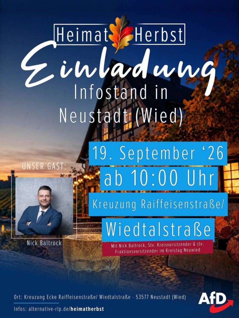 Infostand Neuwied 19. September