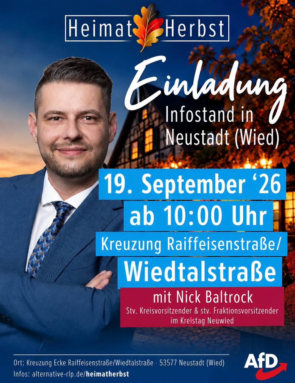 Infostand Neuwied 19. September